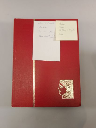 Suite of eight stamp albums, mainly Monaco...