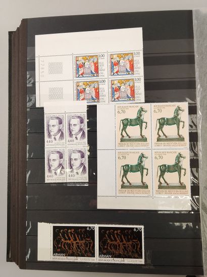 Suite of eight stamp albums, mainly Monaco:...