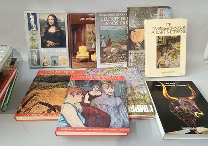 A collection of about thirty art books, including:...