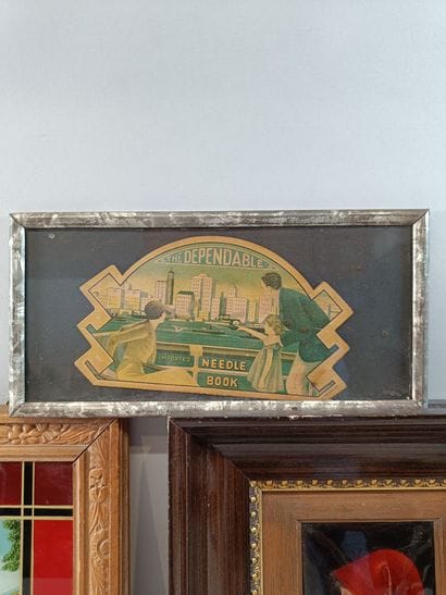 Set of three framed pieces, including:
-...