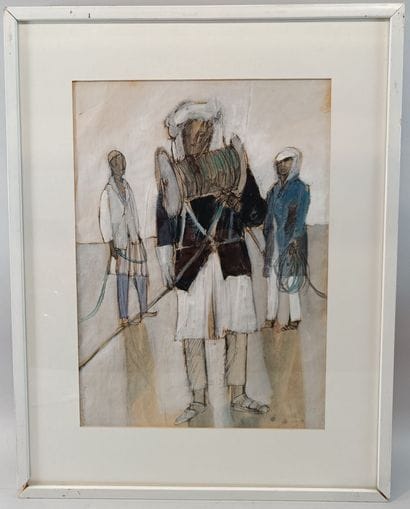 Robert ANDREW PARKER (1927–2023) 
Three Men...