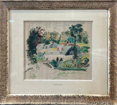 Paul de LABOULAYE (1902–1961)
The Hamlet
Watercolor...