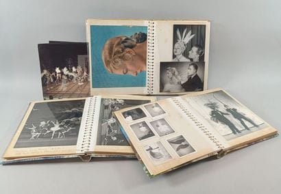 A collection of three photo albums from the...