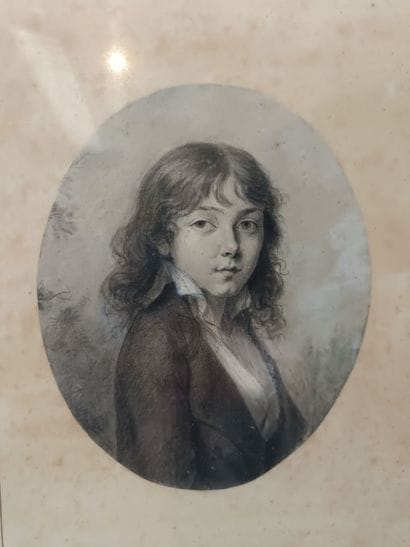 Set of three framed engravings on paper,...