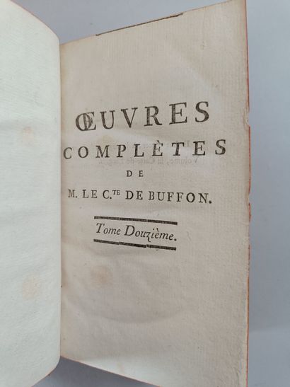 BUFFON - Complete Works, in 13 volumes, 1774.
Available...