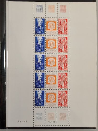 Suite of eight stamp albums, mainly Monaco...