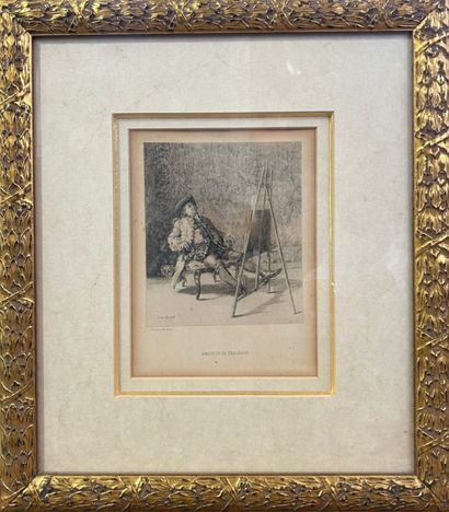 Louis MONZIES (1849–1930)
The Art Lover
Lithograph...