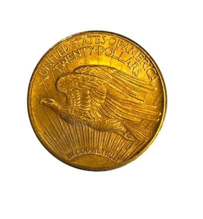 Une pièce en or de 20 dollars 1924 (États-Unis)
P...
