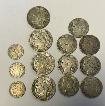 REPUBLIQUE FRANCAISE, années 1870 principalement
14...