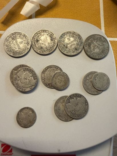 REPUBLIQUE FRANCAISE, années 1870 principalement
14...