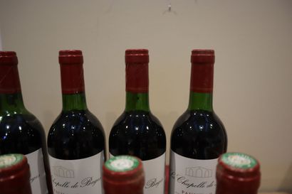 [BORDEAUX]
Douze bouteilles de La Chapelle...
