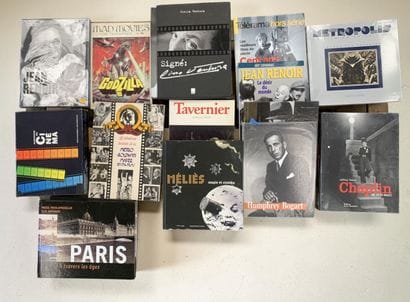 A large collection of books on cinema: Eisenstein,...