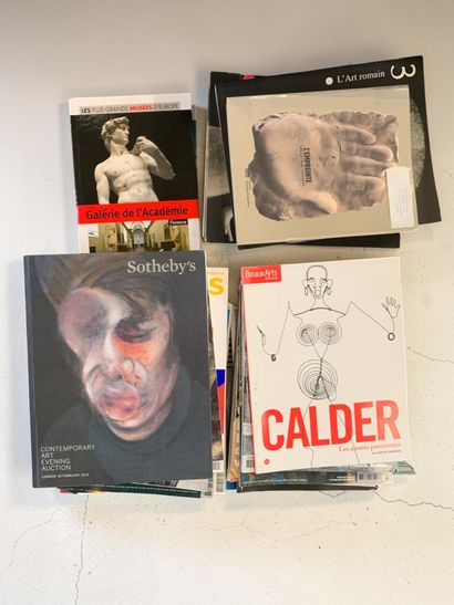 Selection of art books: 
Vermeer, Holbein,...