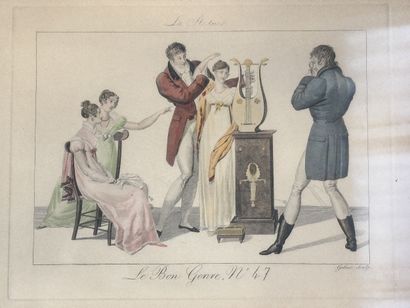 Deux scènes galantes issues de la série 