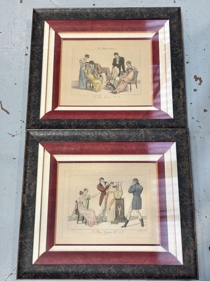 Deux scènes galantes issues de la série 