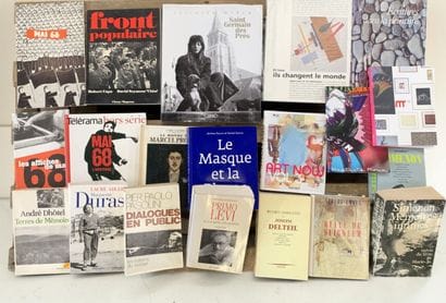 Selection of books, art books, auction catalogs,...