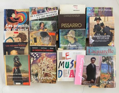 Selection of art books: 
Vermeer, Holbein,...