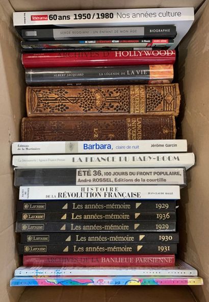 A selection of books on World War II, the...