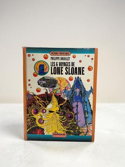 DRUILLET
Les six voyages de Lone Sloane
Dargaud,
Usures...