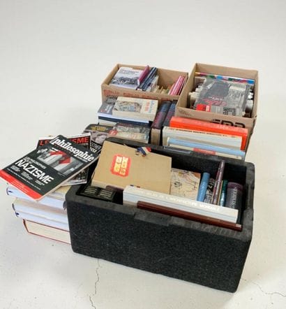 A selection of books on World War II, the...