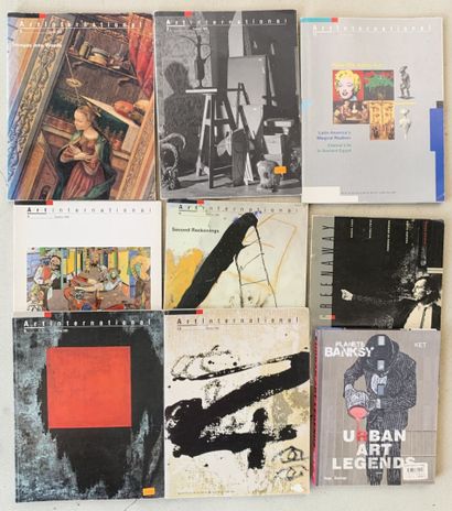 Selection of books, art books, auction catalogs,...