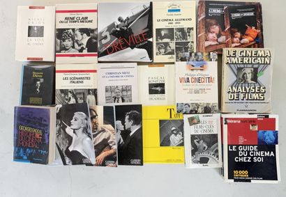 A large collection of books on cinema: Eisenstein,...
