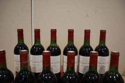 [BORDEAUX]
Douze bouteilles de La Chapelle...