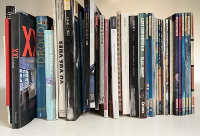 Selection of books, art books, auction catalogs,...