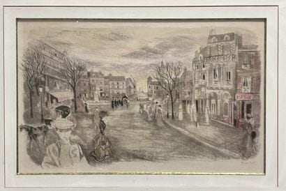 Emilio GRAU-SALA (1911-1975) 
La place et...
