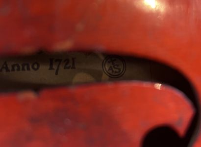 Violon Mirecourt indiqué Faciebat Anno 1721,...