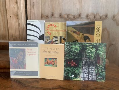 Selection of books, art books, auction catalogs,...