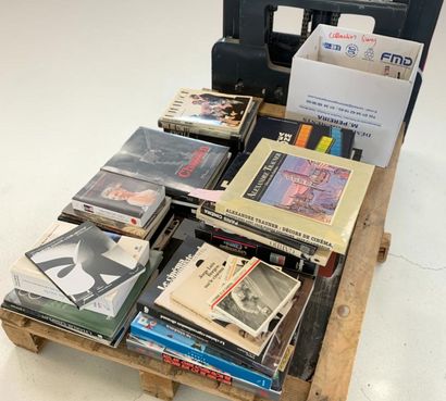 A large collection of books on cinema: Eisenstein,...