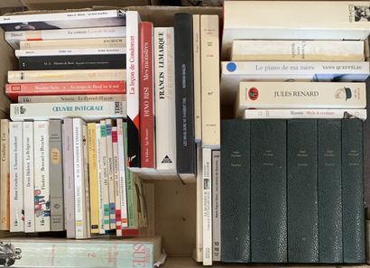 Literature: Bataille, Crevel, Flaubert, Orsenna,...