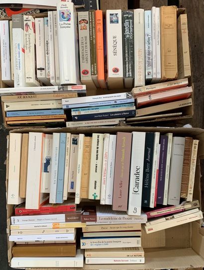 Literature: Bataille, Crevel, Flaubert, Orsenna,...