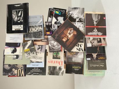 An impressive collection of books on photography:...