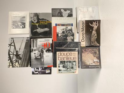 An impressive collection of books on photography:...
