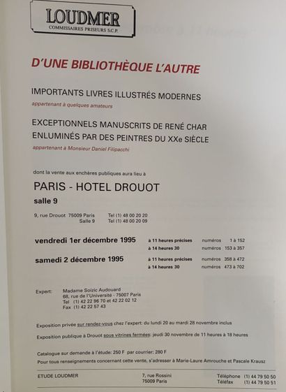 Surréalisme. 12 livres d'art et catalogues...