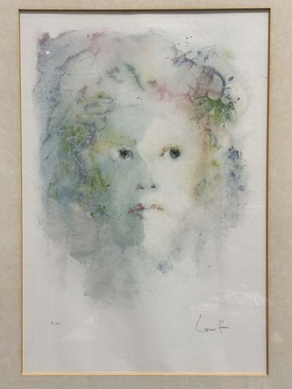 Leonor FINI (1907-1996)
Portrait
Lithographie...