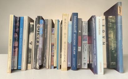 Set of catalogs and monographs on contemporary...