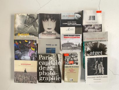 An impressive collection of books on photography:...