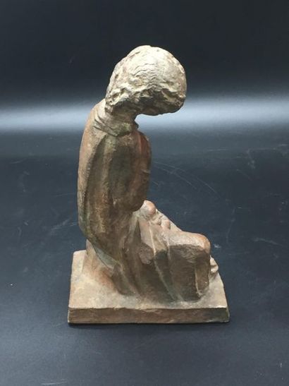 Harry ELSTRÖM (1906-1993) Vierge à l'enfant,...