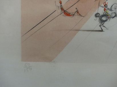 Salvador DALI (1904-1989) Plaza Mayor, Eau-forte,...