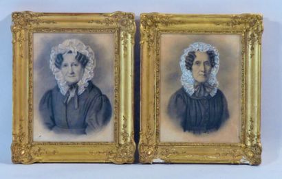 Ecole française du XIXème siècle, Les soeurs...