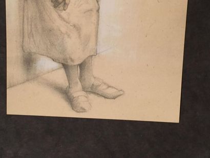 Armand RASSENFOSSE (1862-1934) Femme en pied,...