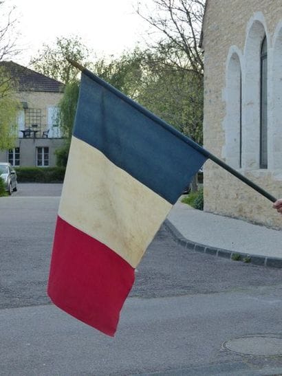 Drapeau français. Circa 1910. 
Drapeau français...