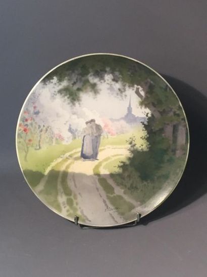 Edmond LACHENAL (1855-1948) Amoureux sur...
