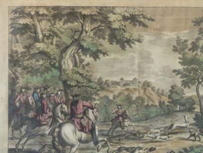 Ecole française du XVII ème siècle, gravure
Ecole...