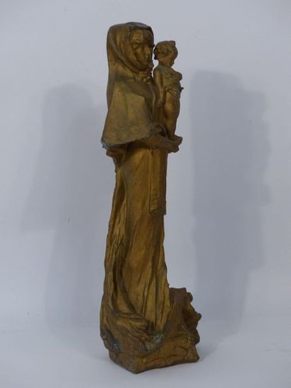 François Alphonse PIQUEMAL, Femme à l'enfant,...