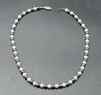 Collier de perles de Tahiti . Longueur :...