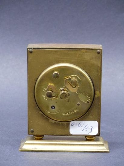 Horloge réveil Swiza. Hauteur : 9 cm 